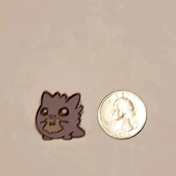 Pokemon Gengar Kawaii Chibi Enamel Pin - Picture 2 of 3